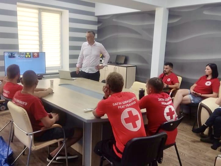 У Миколаєві розпочалося навчання для волонтерів Загону швидкого реагування з основ CBRN
