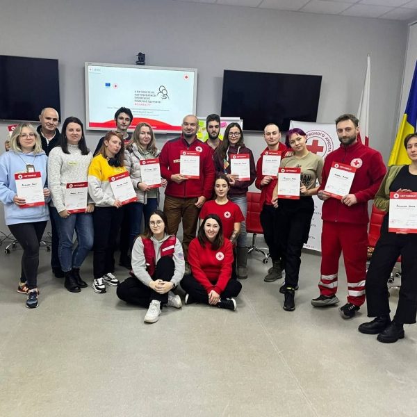 В Києві відбувся тренінг з Першої психологічної допомоги для команди загонів швидкого реагування Українського Червоного Хреста