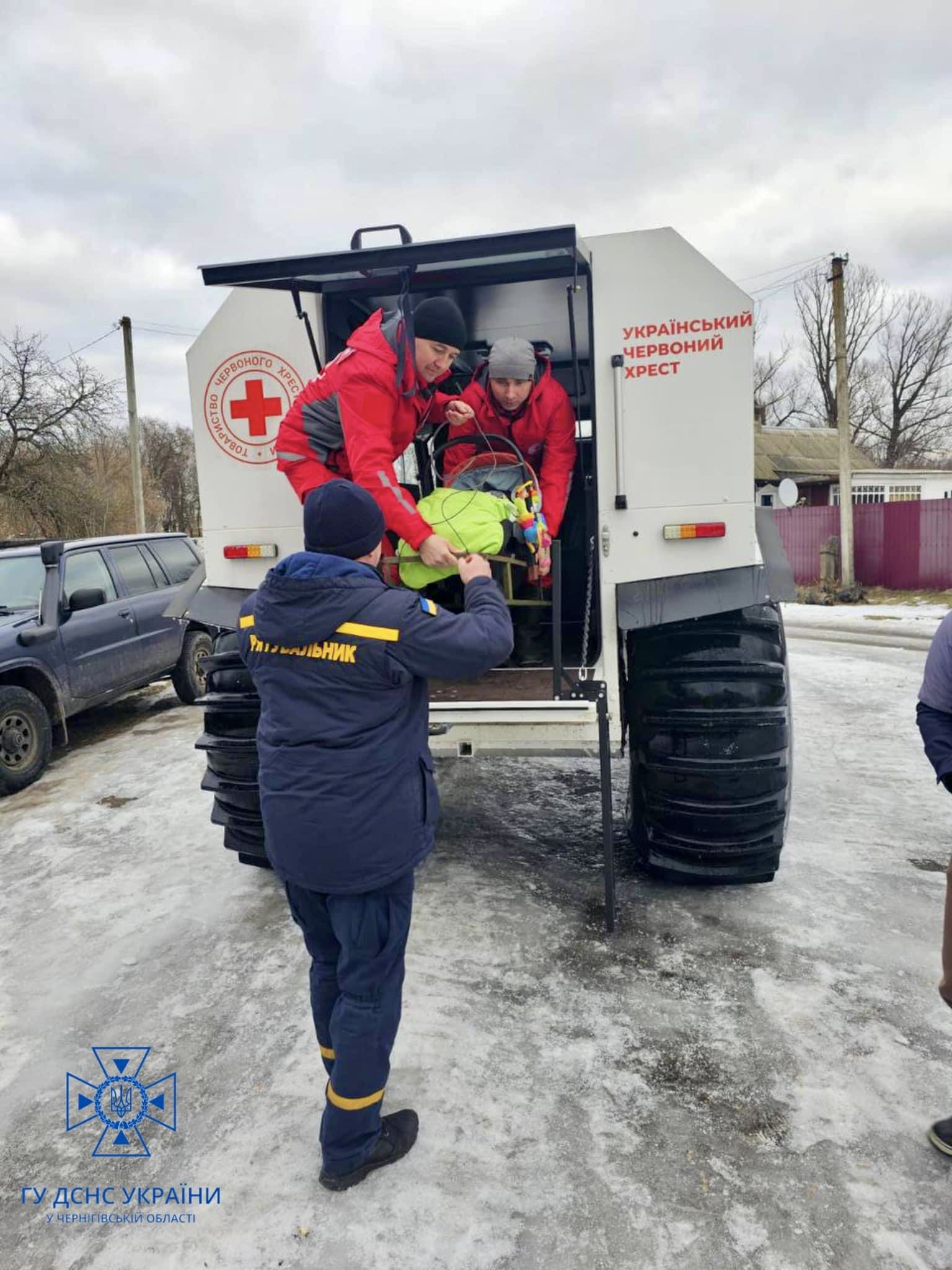 Providing Aid in the Chernihiv Region – Ukrainian Red Cross Society