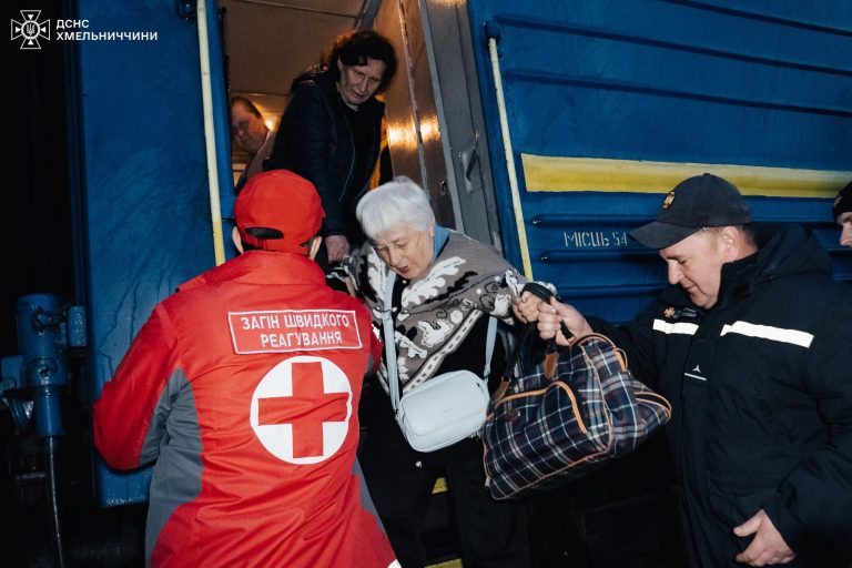 Meeting the Evacuation Train from the Kherson Region