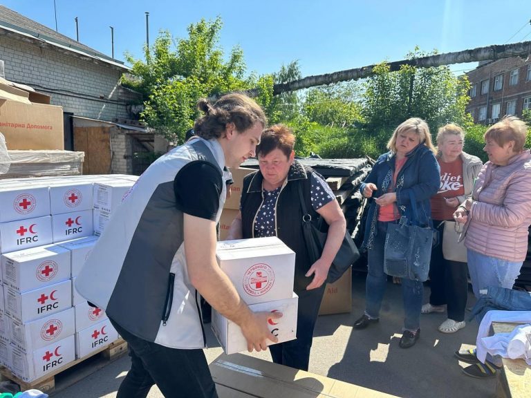 Humanitarian Aid Delivered to Derhachi, Kharkiv Region