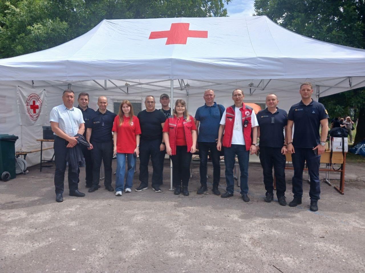 The Team of the Lviv Regional Branch of the Ukrainian Red Cross ...