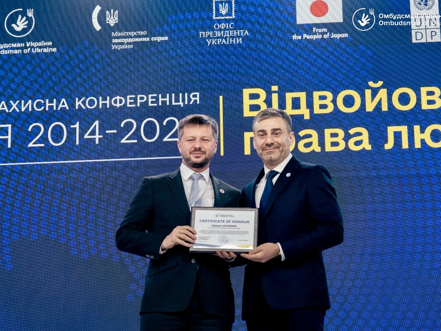 Maksym Dotsenko, Director General of the Ukrainian Red Cross, has ...