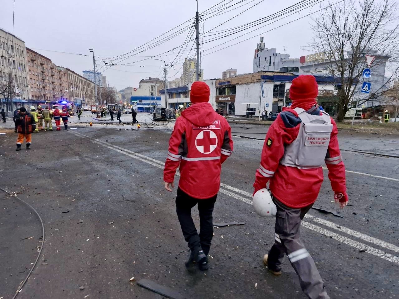 On 18 January, Kyiv was struck by missiles: The emergency response team ...