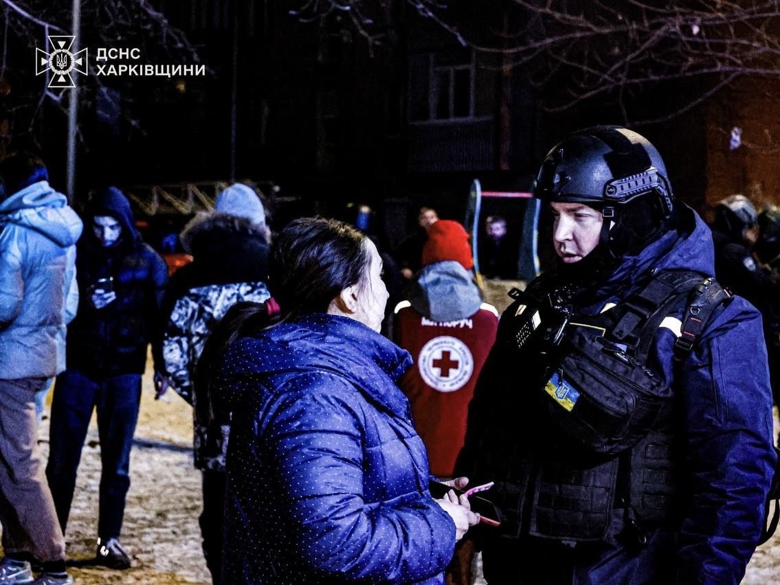 Харків: загін швидкого реагування Українського Червоного Хреста надавав ...