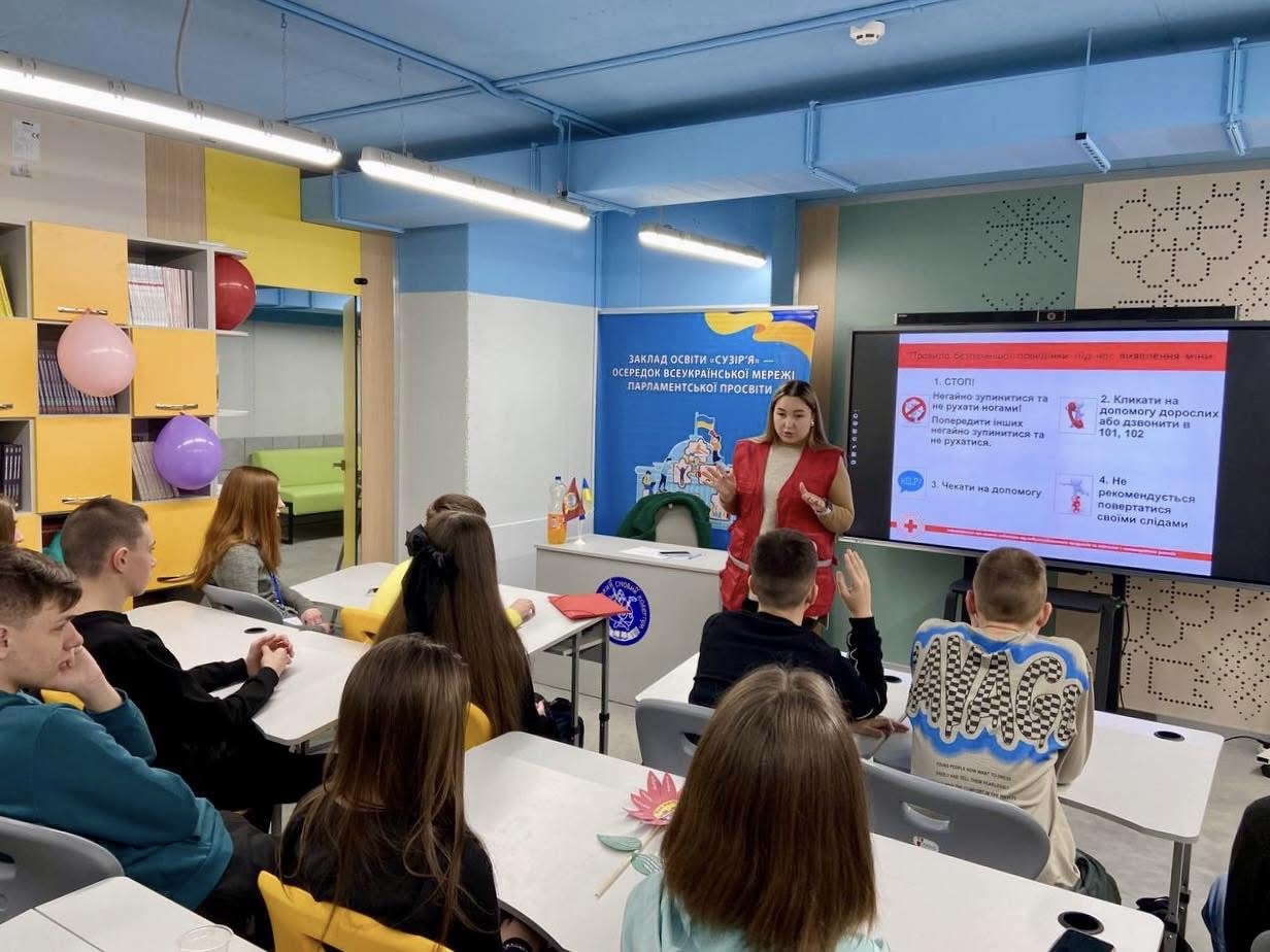 Mine Risk Awareness in Zaporizhzhia – Ukrainian Red Cross Society