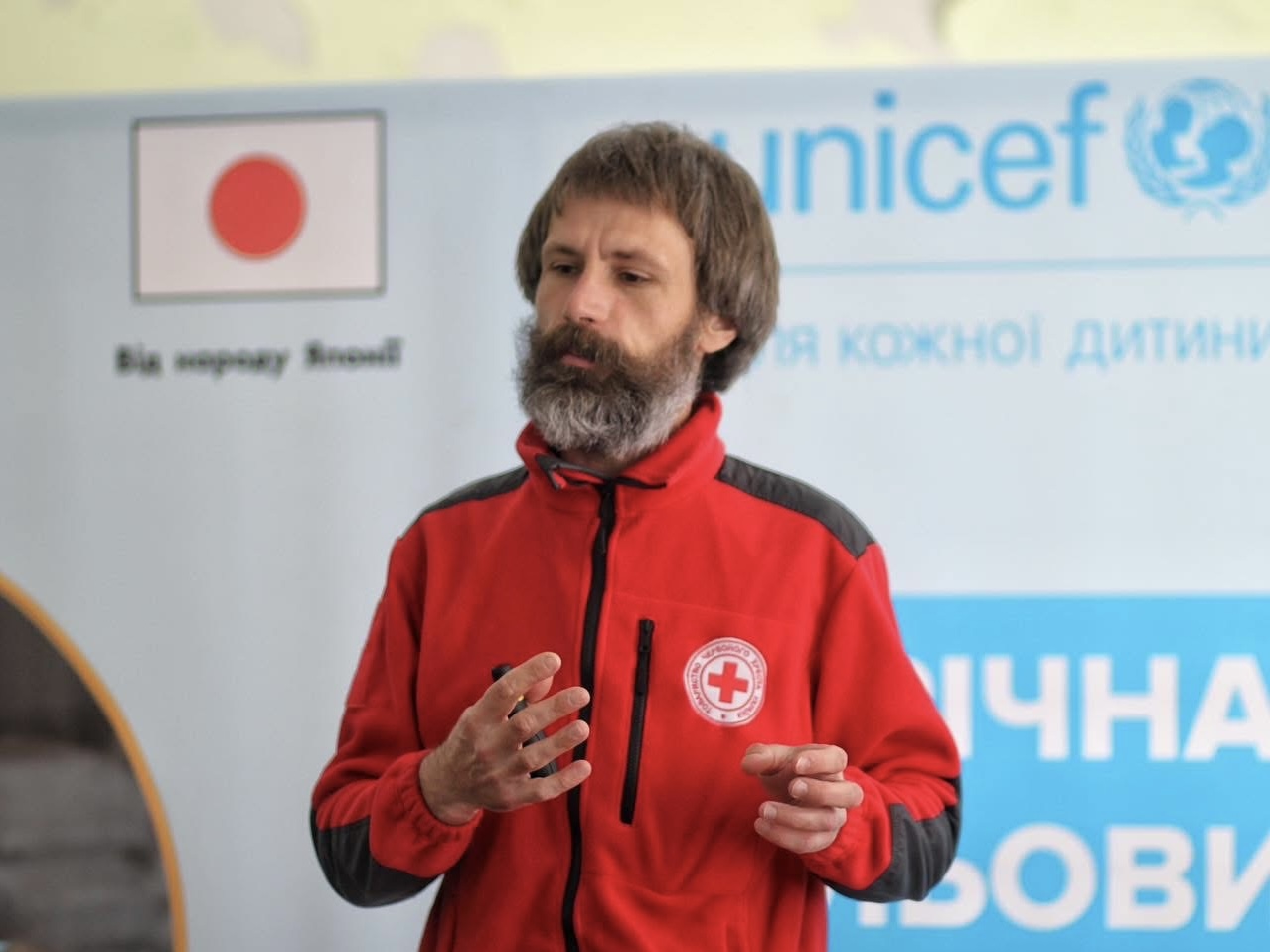 In the Kherson region mine risk specialists from the Ukrainian Red ...