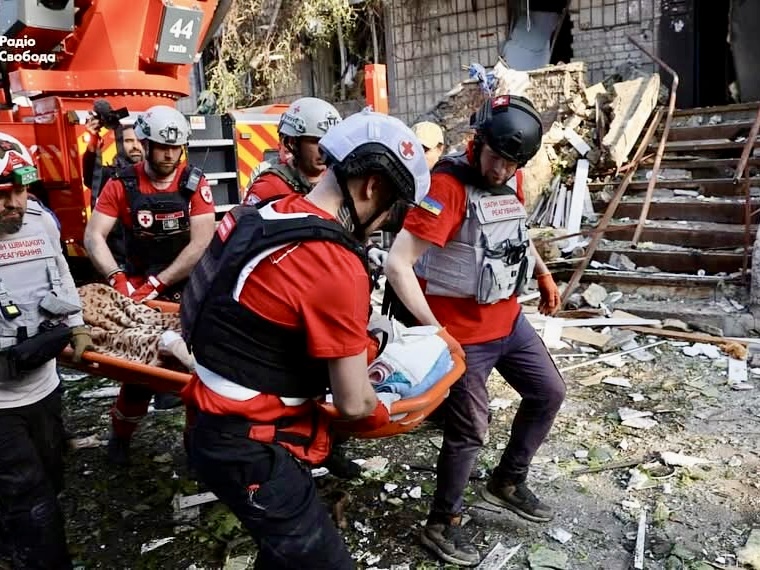 The Ukrainian Red Cross Provides Assistance to Victims of Attacks ...