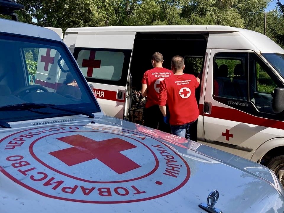 The Ukrainian Red Cross Provides Assistance at Transit Centres for ...