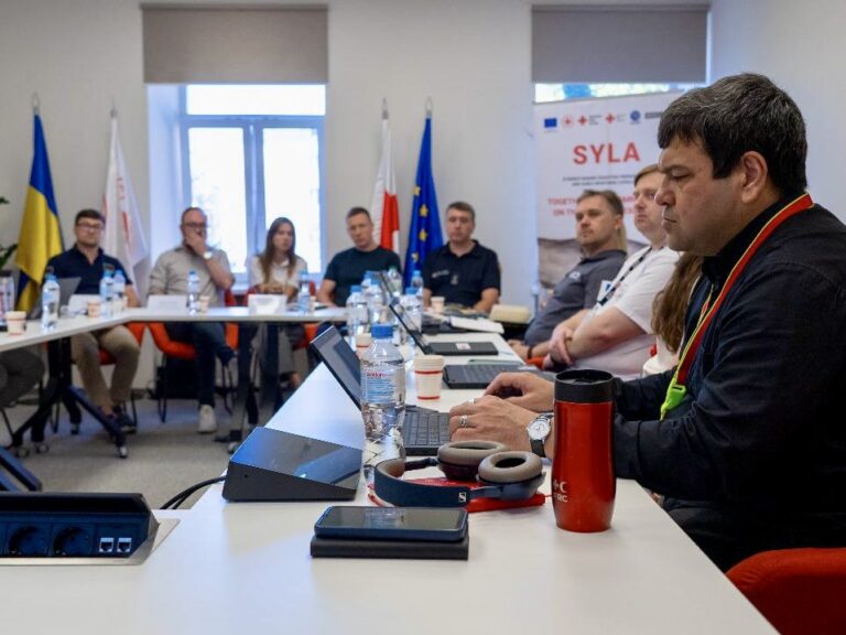 Український Червоний Хрест, ДСНС України, європейські партнери та партнери проєкту «СИЛА» посилюють готовність громад