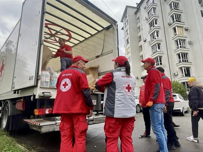 Ukrainian Red Cross Assists Those Affected in Kaniv