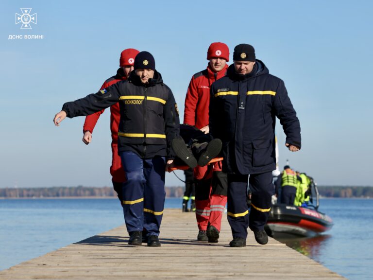 Спільні навчання Українського Червоного Хреста і ДСНС України на Волині