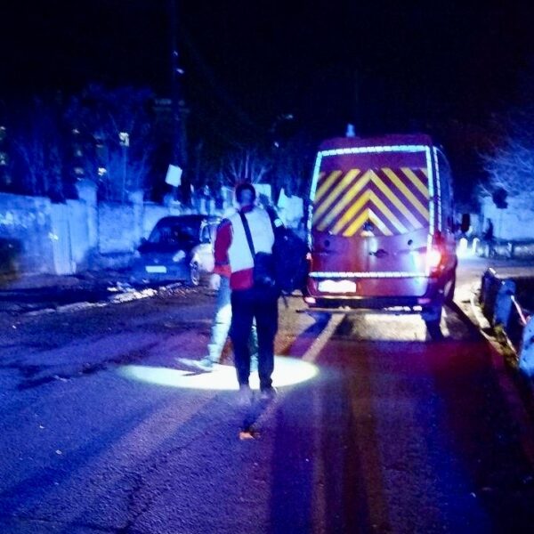 Український Червоний Хрест працював на місці нічної атаки на Дніпро