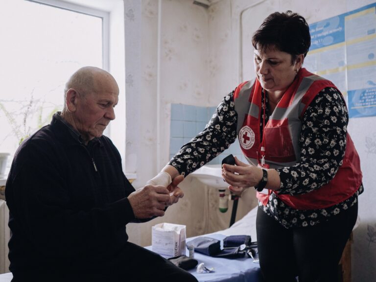 Over 1.5 million Ukrainians have received assistance from Ukrainian Red Cross mobile health units