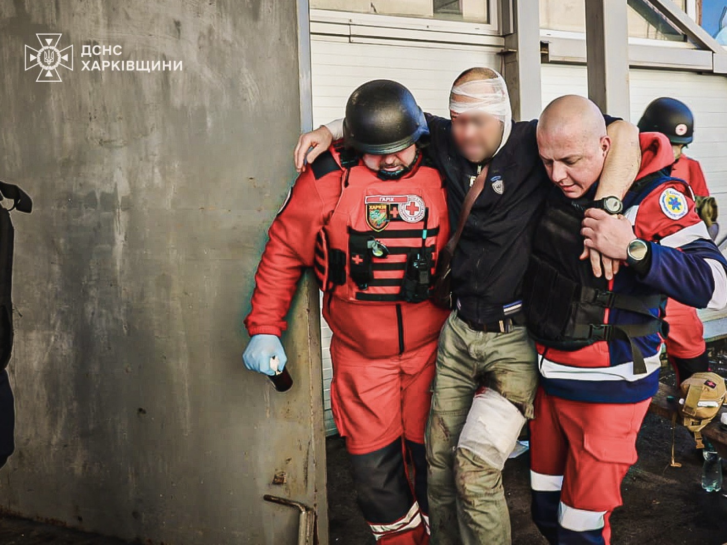 Харків: на місці чергового удару працює Український Червоний Хрест