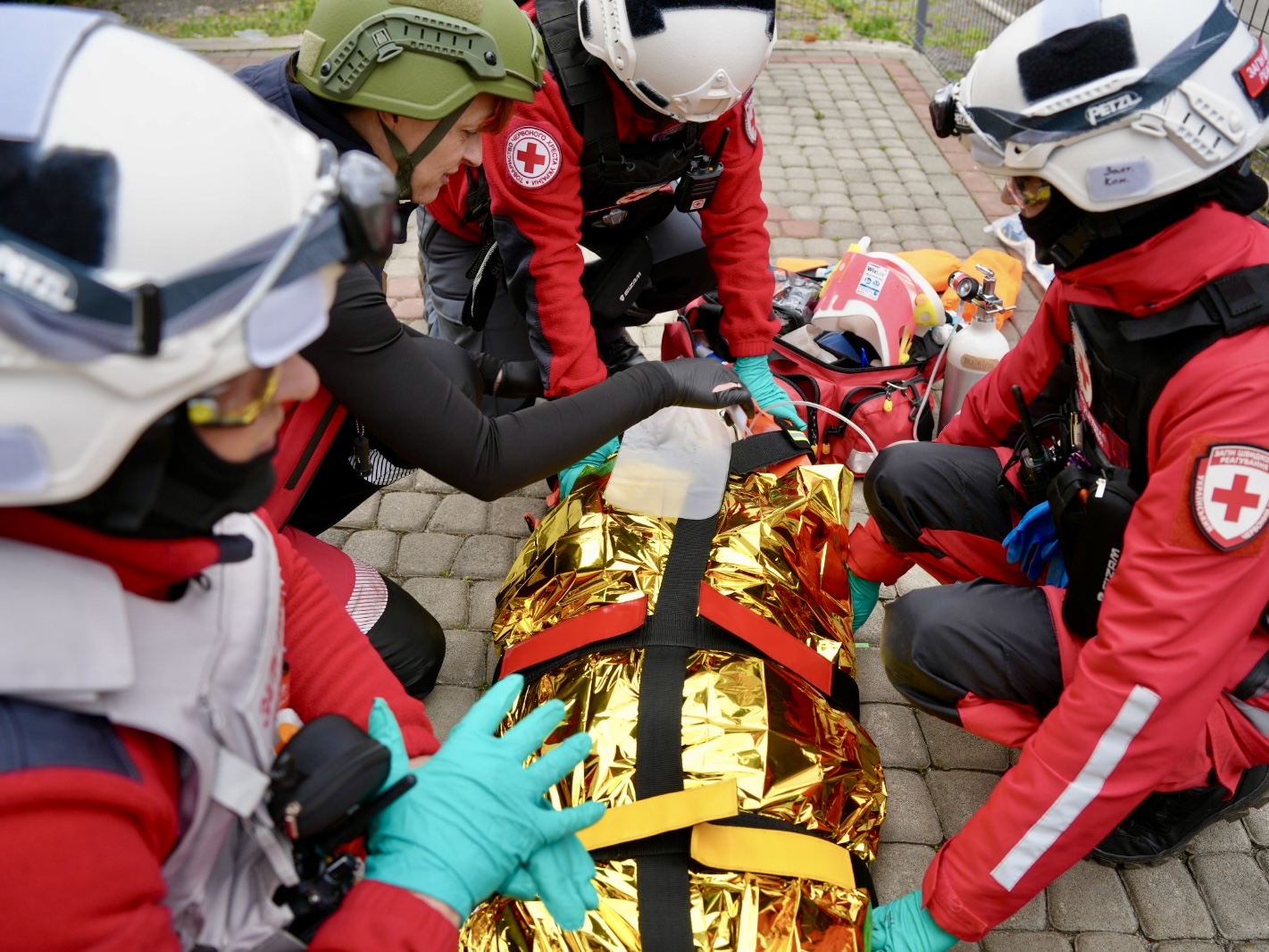 Загони швидкого реагування Українського Червоного Хреста долучилися до масштабних командно-штабних навчань на Закарпатті