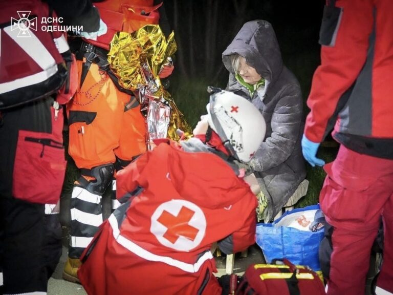Night attack on Odesa: Ukrainian Red Cross provides assistance at the scene