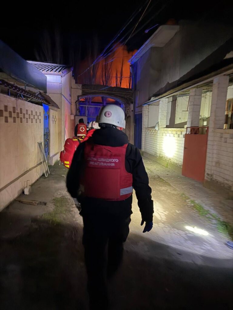 The Ukrainian Red Cross is providing assistance at the sites of the ...