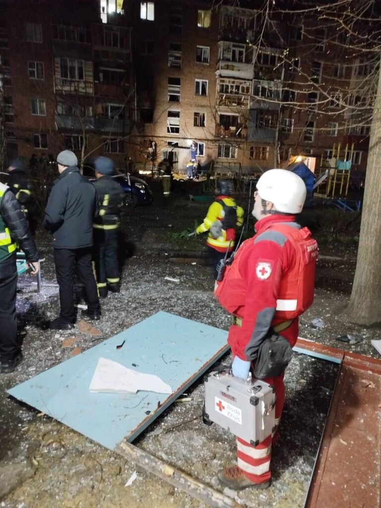 The Ukrainian Red Cross is responding to the aftermath of another ...