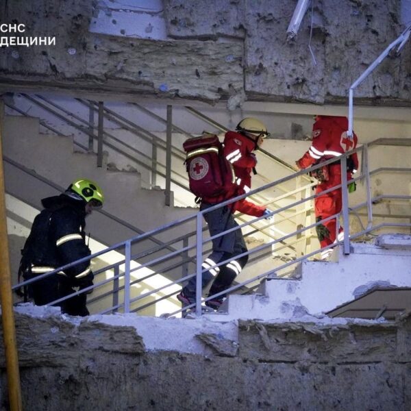 В Одесі Український Червоний Хрест надавав допомогу постраждалим на місці удару