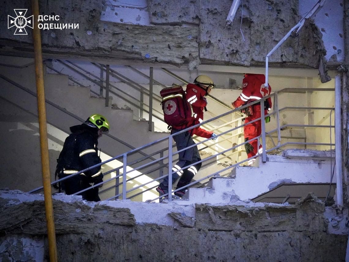 In Odesa, the Ukrainian Red Cross provided assistance to the affected ...