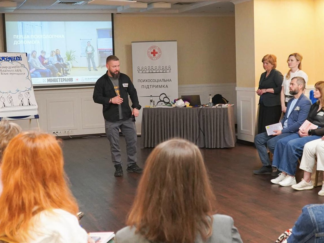 Specialists from the Ukrainian Red Cross delivered another round of Psychological First Aid (PFA) training sessions&hellip;