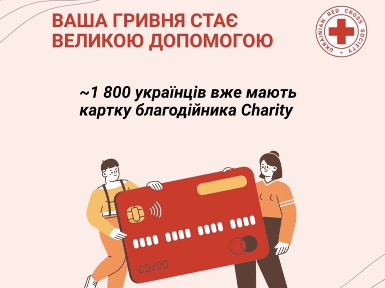 Донатьте на благодійні проєкти Українського Червоного Хреста, не витрачаючи ні копійки