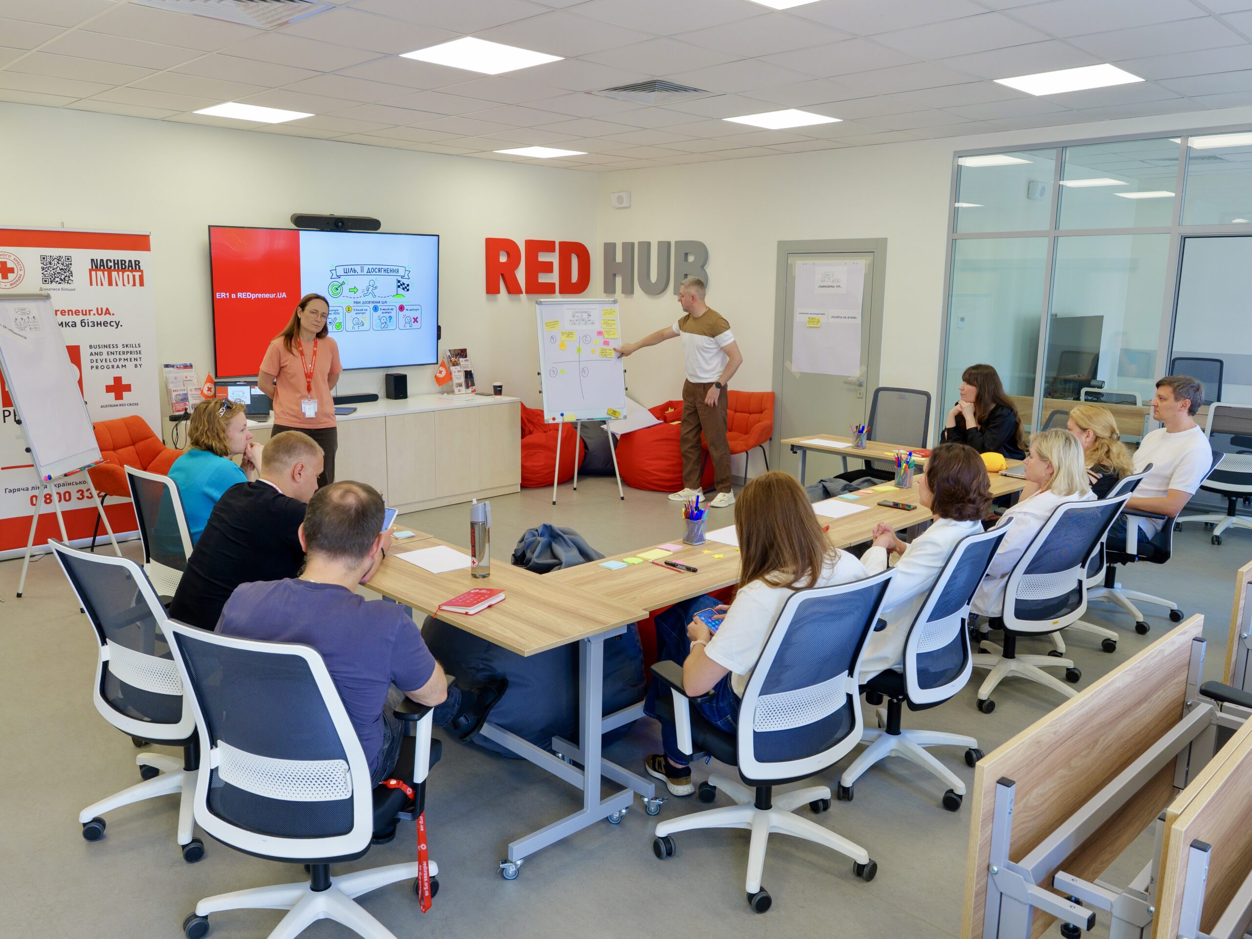 У Києві відбувся воркшоп з вивчених уроків програми REDpreneurUA