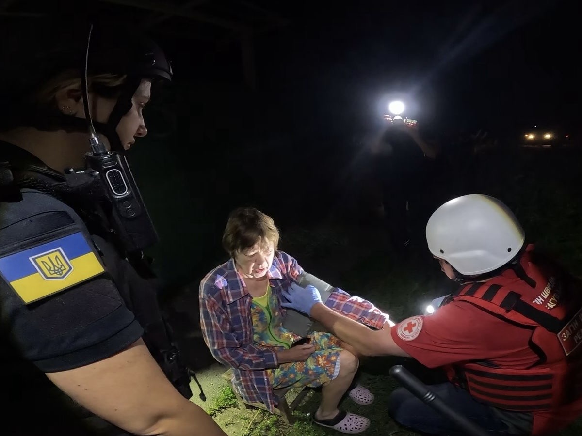 The Ukrainian Red Cross is responding to the aftermath of large