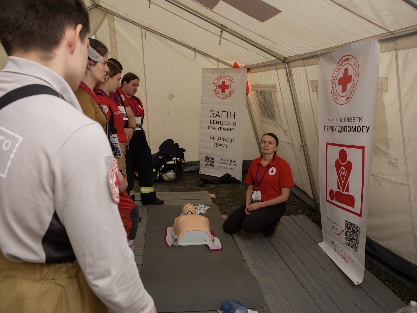 The Ukrainian Red Cross took part in large-scale international training exercises in the Rivne region