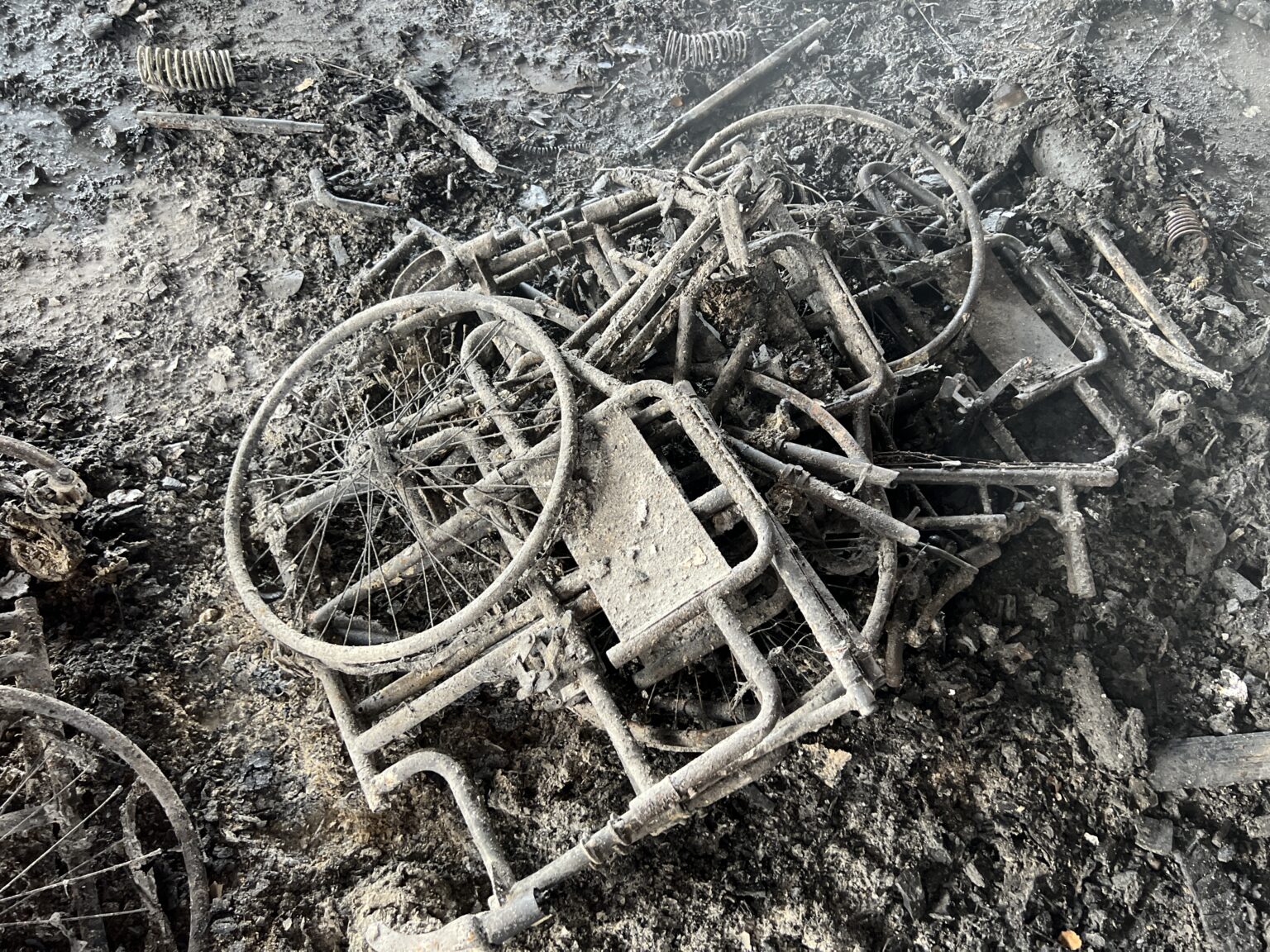 The Ukrainian Red Cross humanitarian warehouse has been destroyed as a ...