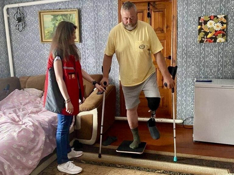 The Ukrainian Red Cross continues to provide physical rehabilitation and social adaptation services in the Chernihiv…