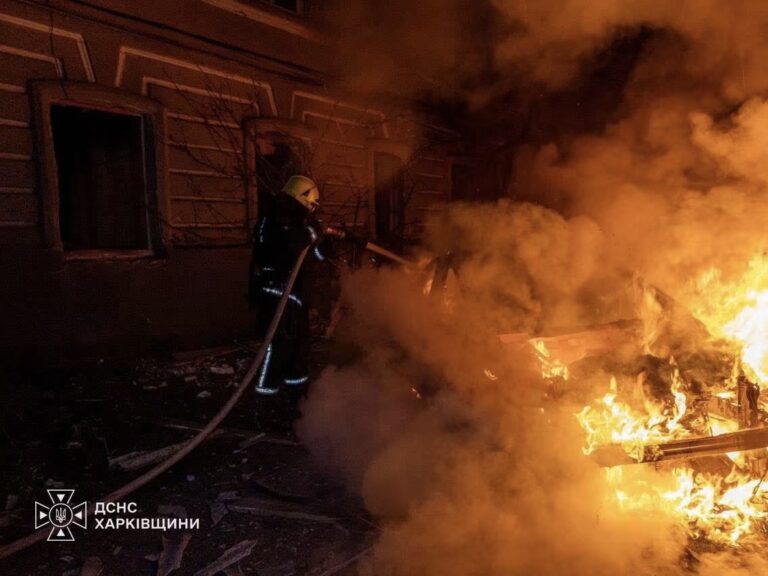 На місці нічної атаки на Харківщині працював Український Червоний Хрест