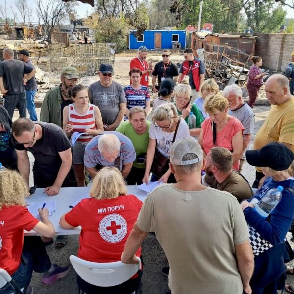 Український Червоний Хрест продовжує підтримувати постраждалих від ударів по Київщині